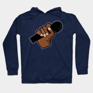 Mic hip hop hand Hoodie